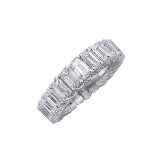 Picchiotti Xpandable™ 9.12CT Emerald Cut Eternity Ring