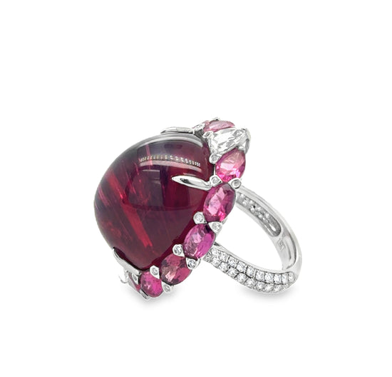 Cats Eye Tourmaline Ring
