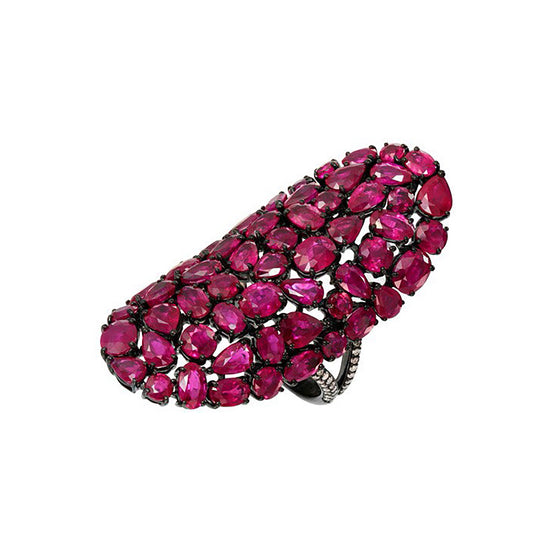 Etho Maria Multishape Ruby Diamond Vibrant Ring