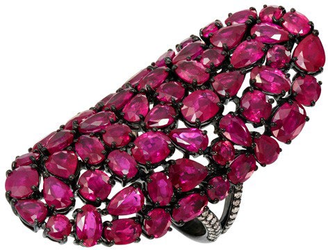 Etho Maria Multishape Ruby Diamond Vibrant Ring