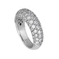 Piranesi Small Dome Ring in White Diamonds