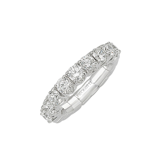 Picchiotti Xpandable™ 1.73CT Round Cut Halfway Eternity Ring