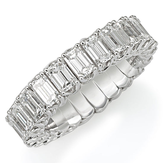 Picchiotti Xpandable™ 5.20CT Emerald Cut Eternity Ring