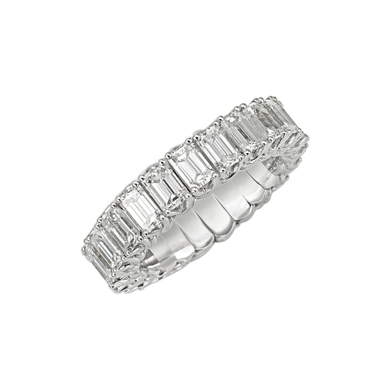 Picchiotti Xpandable™ 5.20CT Emerald Cut Eternity Ring