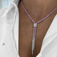 Signature Pink Ombre Lariat 17"