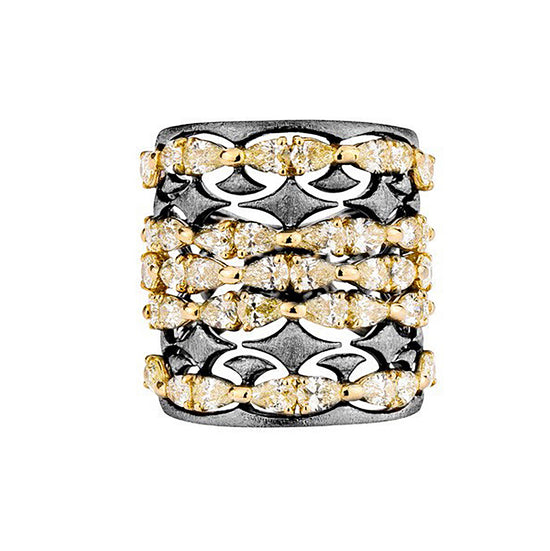 Etho Maria Yellow Diamond Elegance Bangle Bracelet