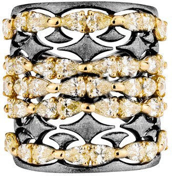 Etho Maria Yellow Diamond Elegance Bangle Bracelet