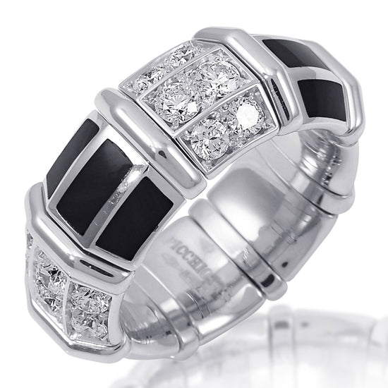 Picchiotti Xpandable™ 1.63CT Diamond & Onyx Fashion Ring in White Gold