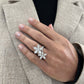 Charles Krypell Double Flower Ring