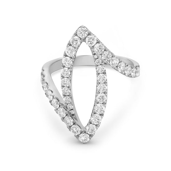 Charles Krypell Stencil Marquise Shape Ring