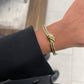 Charles Krypell Gold and Diamond Knot Bangle