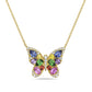 Mosaic Butterfly Necklace