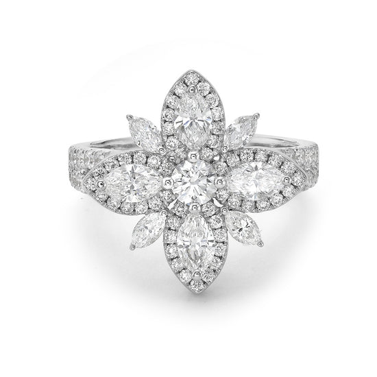 Charles Krypell Starburst Ring