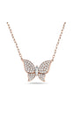Pavé Butterfly Necklace