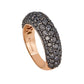 Piranesi Small Dome Ring in Black Diamond