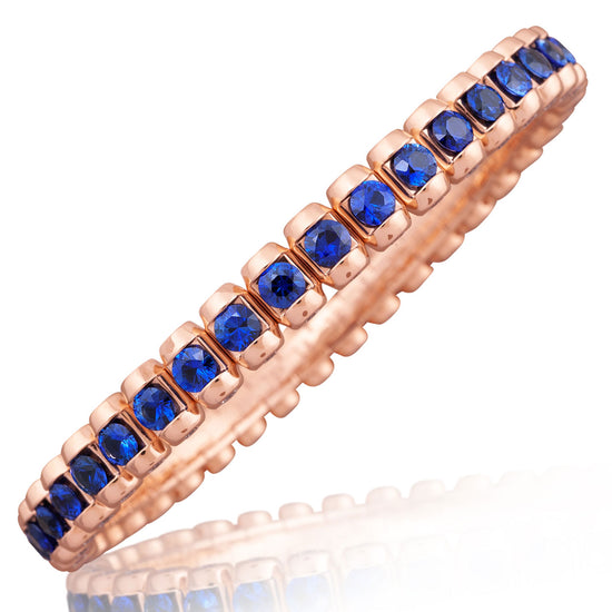 Picchiotti Xpandable™ 14.59CT Sapphire and Diamond Tennis Bracelet