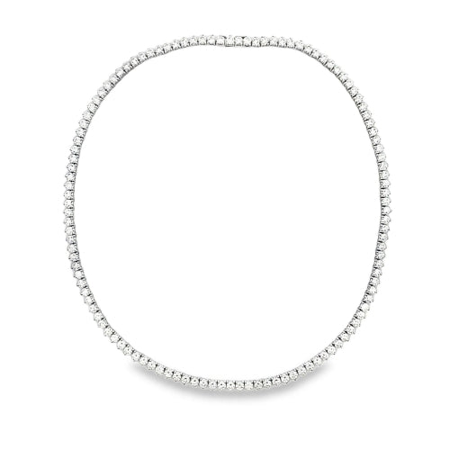 A Link 30CT 3-Prong Diamond Opera Necklace