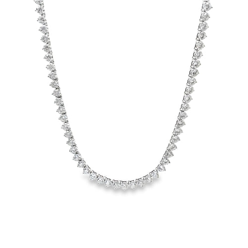 A Link 30CT 3-Prong Diamond Opera Necklace