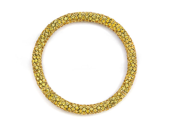 Small Yellow Sapphire Giaconda Stretch Bracelet