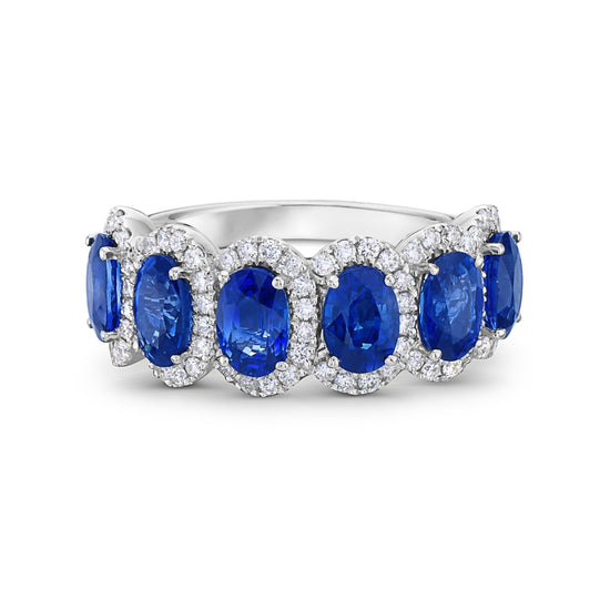 Charles Krypell Blue Sapphire Overlap Band