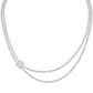 Diamond Double Drape Necklace