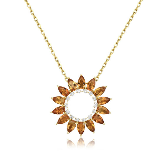 Charles Krypell Sunflower Pendant