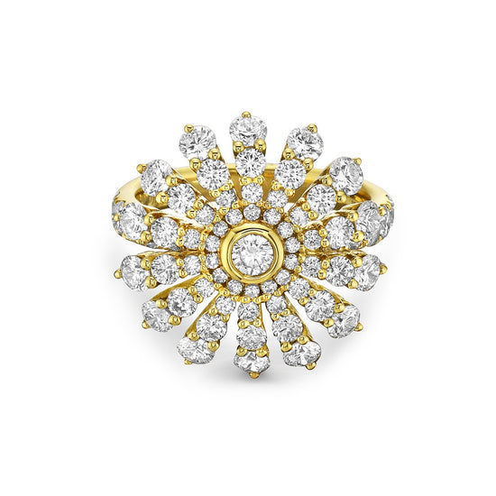 Charles Krypell Sunburst Ring