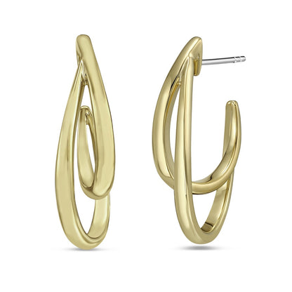Charles Krypell Intertwining Double Hoop
