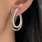 Charles Krypell Gold and Diamond Arch Earrings