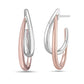 Charles Krypell Intertwining Double Hoop