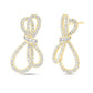 Charles Krypell Diamond Bow Earrings
