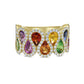 Charles Krypell Ribbon Diamond Pear Shape Band
