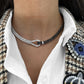 Black Diamond Lasso Necklace