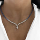 Ombre Hourglass Necklace