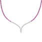 Ombre Hourglass Necklace