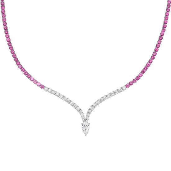 Ombre Hourglass Necklace