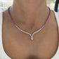 Ombre Hourglass Necklace