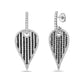 Charles Krypell Birdcage Leaf Earrings
