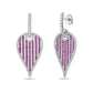 Charles Krypell Birdcage Leaf Earrings