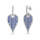 Charles Krypell Birdcage Leaf Earrings
