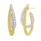 Charles Krypell Intertwining Double Hoop