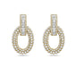Charles Krypell Diamond Bridge Door Knocker Earrings