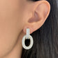 Charles Krypell Diamond Bridge Door Knocker Earrings
