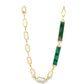 Etho Maria Green Amethyst and Emerald Necklace
