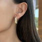 Charles Krypell Diamond Clutch Hoops