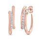 Charles Krypell Diamond Clutch Hoops