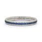 Roberto Demeglio Giotto 8 Blue Sapphire and Diamond Stretch Bracelet