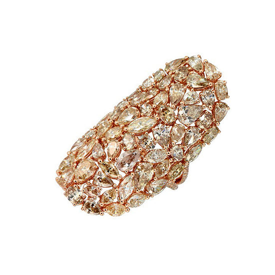 Etho Maria Multishape Brown Diamond Vibrant Ring