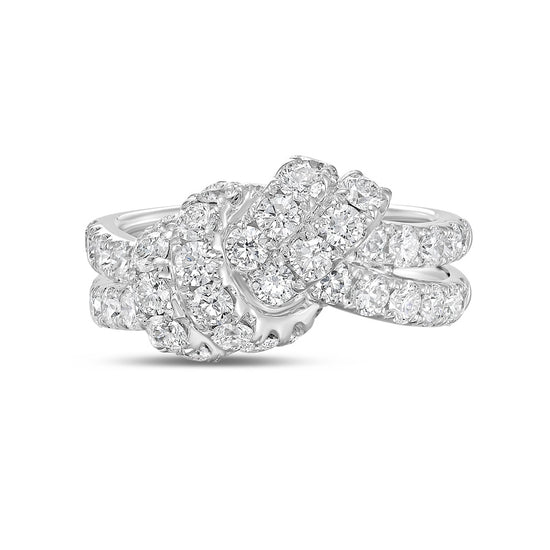 Charles Krypell Diamond Knot Ring