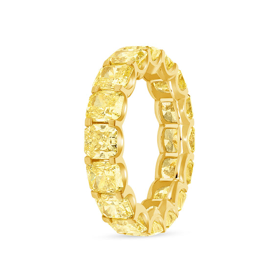 Fancy Yellow Eternity Band